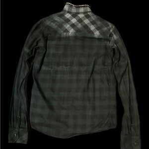 Zac Vargas Black Faded Flanne